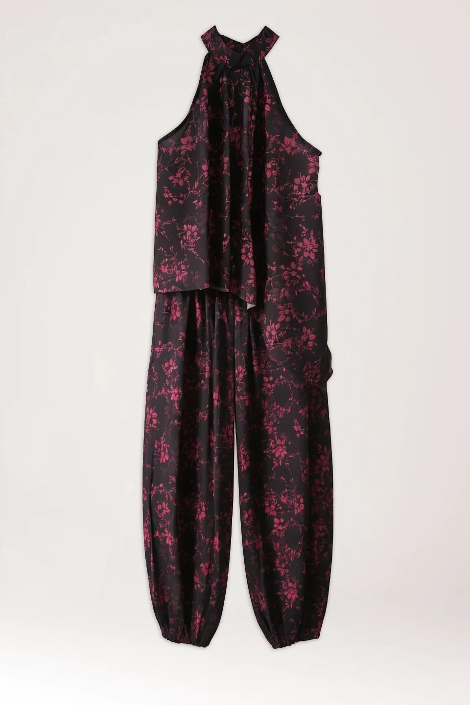 Conjunto flor cerezo (negro y rosa)