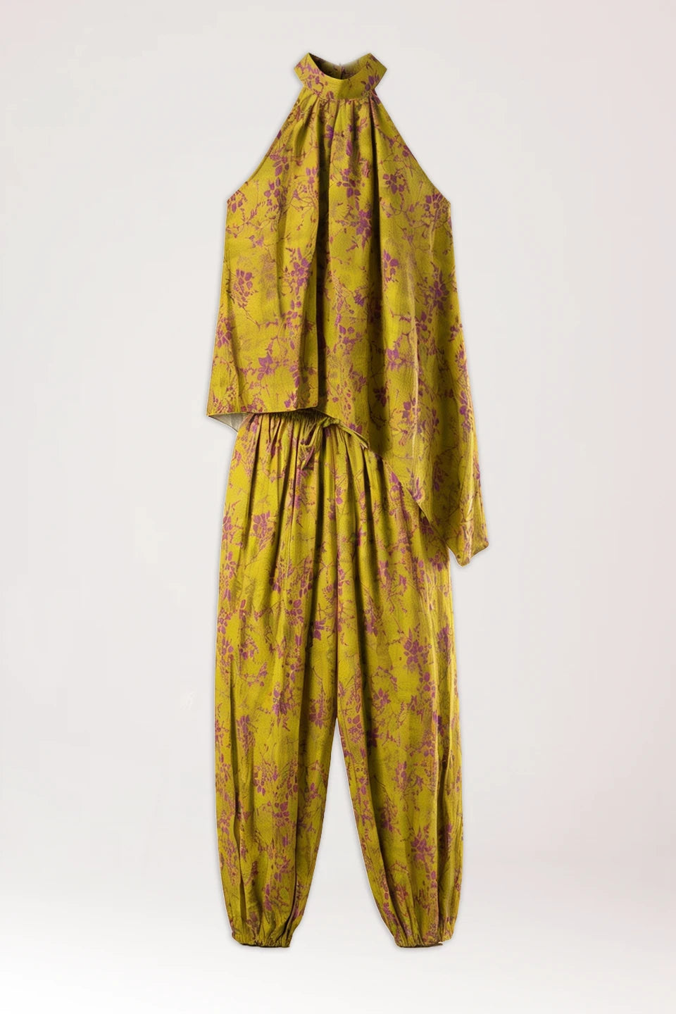 Conjunto flor cerezo (verde lima y lila)